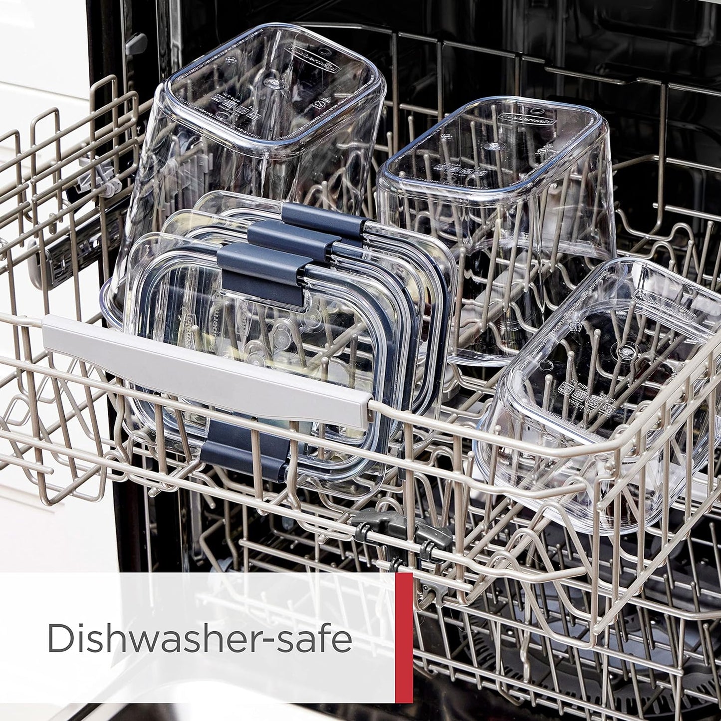 Rubbermaid Brilliance BPA-Free Airtight Food Storage Containers with Lids Set of 20 with Scoops Perfect for Kitchen and Pantry Organization