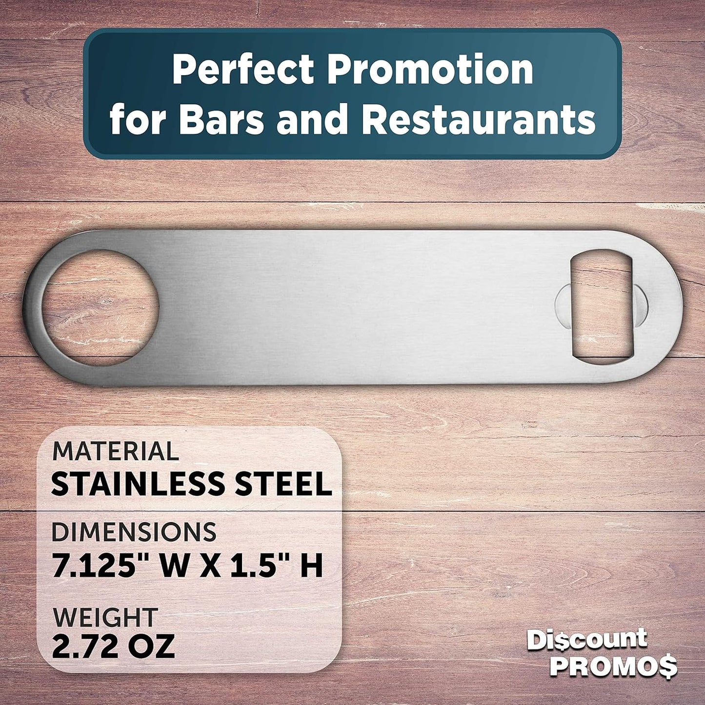 Stainless Steel Beer Bottle Openers Set of 10, Bulk Pack - Bartender Kit, Bar Accessories, Perfect for Parties, Indoor & Outdoor Events - Silver