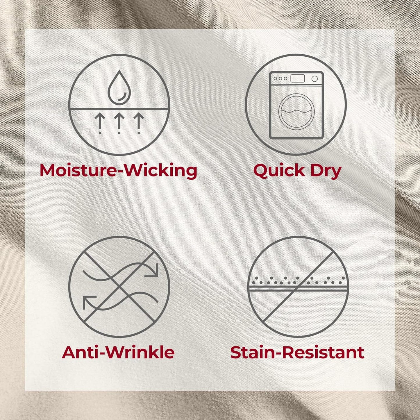 Mellanni Twin XL Sheets Set - 3 PC Iconic Collection Bedding - Hotel Luxury, Extra Soft, Cooling Bed Sheets - Wrinkle, Fade, Stain Resistant (Twin Extra Long, Beige)