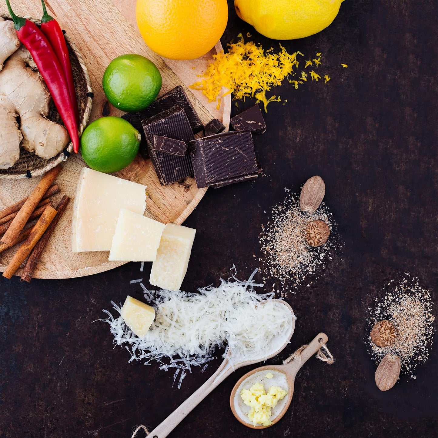 Microplane Premium Classic Citrus Zester and Parmesan Cheese Grater (Cinnamon)