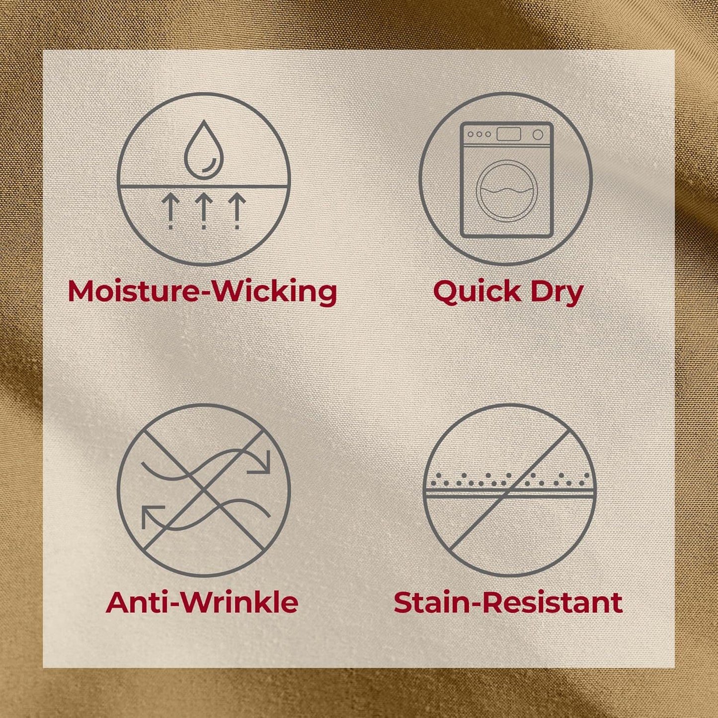 Mellanni Twin Sheets Set - 3 PC Iconic Collection Bedding - Hotel Luxury, Extra Soft, Cooling Bed Sheets - Wrinkle, Fade, Stain Resistant (Twin, Gold)