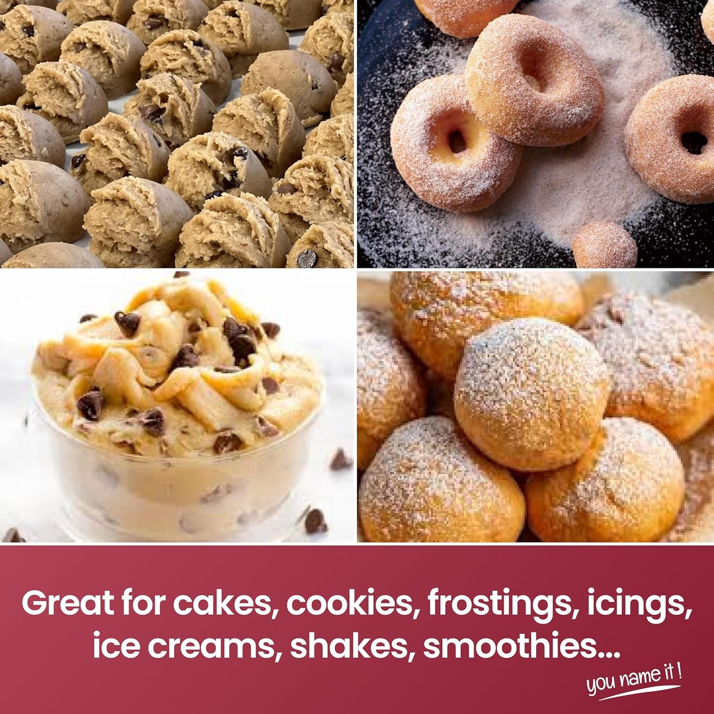 LorAnn Oils Buttery Sweet Dough Bakery Emulsion: Authentic Taste, Ideal for Amplifying Sweet Bready Notes in Baked Goods, Gluten-Free, Keto-Friendly, Essential for Your Kitchen, 4 Oz