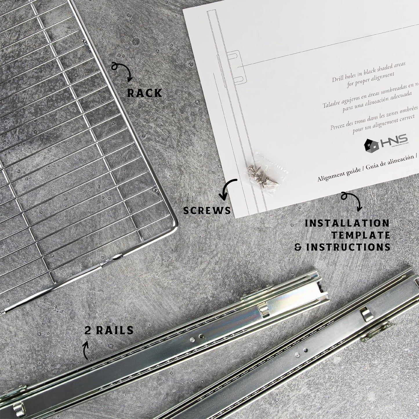 HOLDN’ STORAGE Pull Out Cabinet Organizer, Heavy Duty Caddy w/Lifetime Limited Warranty -20”W x 21”D - Requires At Least 21-1/4” Cabinet Opening, Steel Metal Cabinet Drawers Slide Out, Chrome