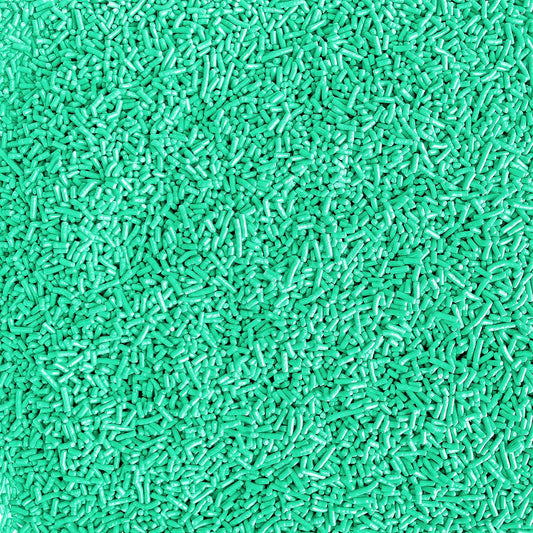 Sprinkle Pop Spring Mint Solid Colored Sprinkle Mix| Mint Jimmies| Birthday Sprinkles Made in USA for Decorating Cakes Cupcakes Donuts Cookies Brownies Ice Cream, 4oz